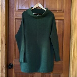 Free People Deep Green Ottoman Tunic